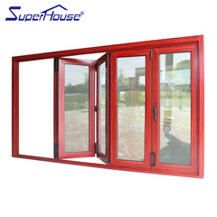 Superhouse high-end design interior or exterior used aluminium glass bifold door on China WDMA