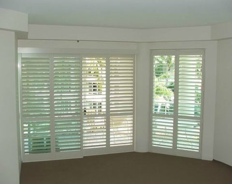 Superior Quality with Low Price Custom Made Bi-Fold Home Depot Plantation Shutters For Sliding Glass Door on China WDMA