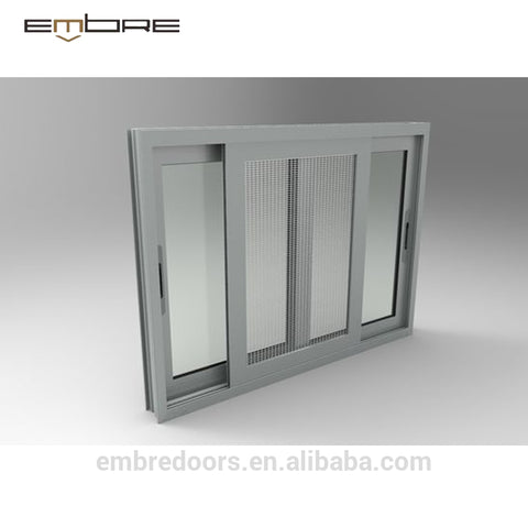 Supplied picture aluminum window and door with commercial aluminum window frames and tinted glass on China WDMA