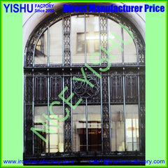 Swing Open Style Church Door Exterior Top-selling Security Wrought Iron Door Used For House on China WDMA