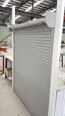 Aluminum grille roller shutter security shop door for commercial usage on China WDMA