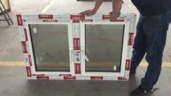 Thermal break aluminum windows, Australia standard double glazed window for PVC casement Windows on China WDMA