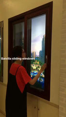 2019 Latest Design Small Aluminum Slide Window With Mosquito Screen on China WDMA