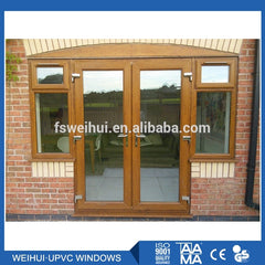 Tempered Glass Leaded Fancy Interior Balcony Sliding Upvc European Style 3 Panel Accordion External Patio Used French Door on China WDMA