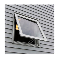Tempered Single Glass Aluminum Frame Top Hung Window Wide Awning Window on China WDMA