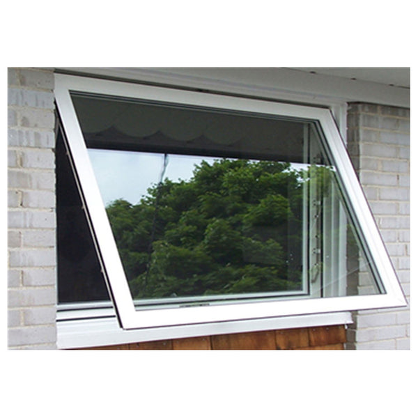 Tempered Single Glass Aluminum Frame Top Hung Window Wide Awning Window on China WDMA