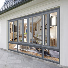 Tempered glass aluminium frame home windows new aluminium window designs in kerala on China WDMA