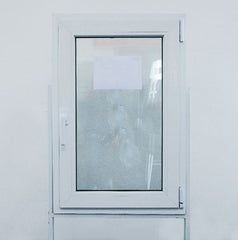 Tempered glass bathroom window upvc pvc double glaze windows upvc single sash window