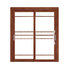 Thailand aluminum partition glass sliding mesh door with grill glass on China WDMA
