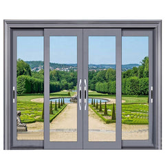 The latest design Aluminum windows and doors manufacturer Aluminum Sliding Open Style modern Glass Designs For Front Doors on China WDMA