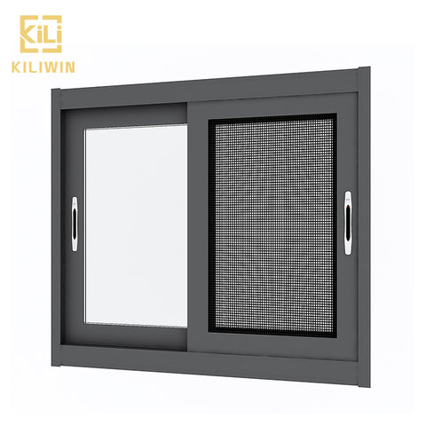 Thermal break aluminum doors and windows best prices aluminium sliding sash windows australian standard with mosquito net on China WDMA