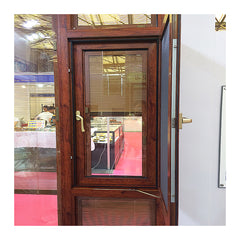 Thermal break casement security window tempering glass casement windows for nigeria on China WDMA