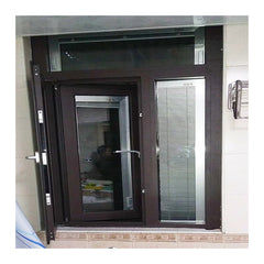 Thermal break casement security window tempering glass casement windows for nigeria on China WDMA