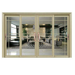 Thermal break double glass aluminum frame horizontal slider window on China WDMA