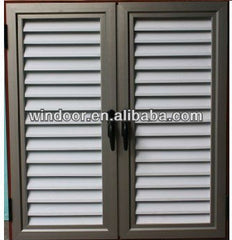 Thermal break glass Aluminum Louver Window for Kitchen/Bathroom on China WDMA