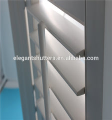 Tilt rod on the middle of panel Timber material louver Plantation Shutter on China WDMA