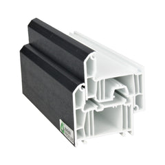 Tonish ISO certificated 60mm UPVC profile Window frame Extrusion lead free plastic extrusion on China WDMA
