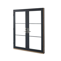 Top Window PVC Upvc Aluminium Glass Inserted Sliding Folding Awning French Door with Manufacuting Price on China WDMA