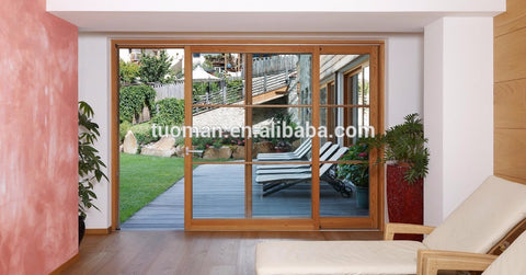 Top quality multi track aluminium sliding glass doors on China WDMA