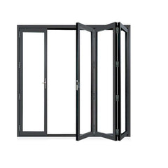 Topwindow Folding Glass Patio Door Puerta De Patio De Vidrio Plegable Bi Folding Glass Door on China WDMA