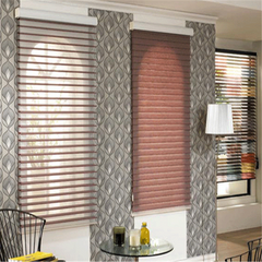 Transparent polyester light filtering shangri la blinds for french door and window on China WDMA
