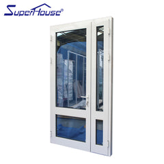 Triple glazed glass Son-mother french doors aluminum swing door on China WDMA