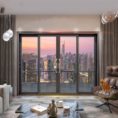 Aluminum Corner Sliding Doors USA Standard 10 Years Warranty Minimalist Sliding Door Aluminum  Sliding Doors