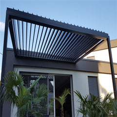 Best Garden Louvre Terrace Roof System Aluminum Metal Motorized Pergola Kits