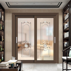 Sliding Grill Doors Big Panel Aluminum Lift Sliding Cupboard Doors For High-End Villa  Home Slide Doors
