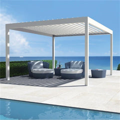 New Fast Sale Aluminum Retractable Awning With Adjustable Louver New Pergola