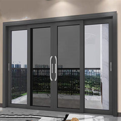 Metal Frame Sliding Door USA Market Standard Width Sliding Glass Door For Hotel Sale Double Pane Sliding Door Design In Kitchen