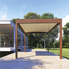 Modern 4X3 Outdoor Garden Waterproof Louver Roof Led Gazebo Aluminum Pergola Best Pergola