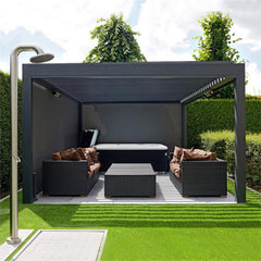Best Price Luxury Motorized Garden Aluminum Louvre Roof System Pergola