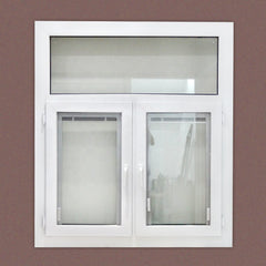 UPVC/ PVC casement window blind inside double glass window on China WDMA