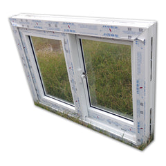 UPVC White Windows Cheap House Anti Mosquito Net Screen Window Double Glass Turkey PVC Doors And Windows