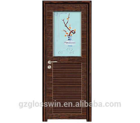 UPVC low price casement door bathroom door and kitchen door on China WDMA