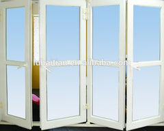 UPVC white frame five panels folding patio doors prices on China WDMA