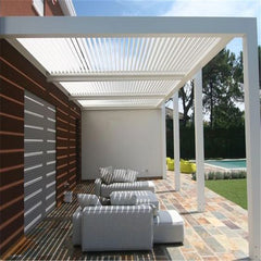 Modern Sunshade Outdoor Opening Roof System Pergola Cheap Price Aluminum Pergola Aluminum Aluminum Pergola Shutters Roof