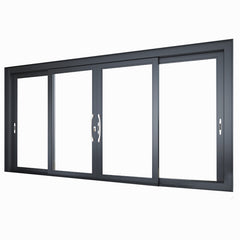 Automatic Glass Doors Sliding Aluminum Sliding Interior Doors With Insert Blinds For Villa Project White Aluminum Sliding Doors