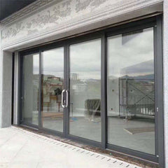 Bamboo Sliding Door Certified Products New Design Double Glass Automatic Sliding Glass Door And Standard Sliding Glass Door Size