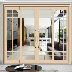 Hot Sell Sliding Door Pocket  Partition Wall Switchable Glass With Automatic Door Sliding   2 Wooden Door Sliding