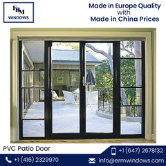 Unique Design European Style Good Quality PVC Patio Door for Sale on China WDMA