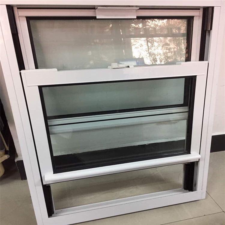 Upper and lower window sash slide vertically double hung window on Chi ...