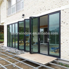 Vancouver aluminium window door hardware folding glass flush door retractable interior doors on China WDMA