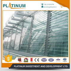 Various styles exterior house smart glass louver window aluminum frame on China WDMA