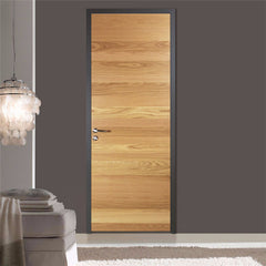Veneer laminated wood door cheap wood fire door on China WDMA
