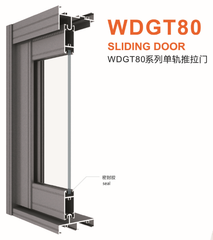 WDGT80 Sliding Door Thermal Break Low Cost on China WDMA