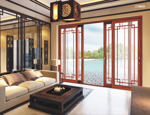 WEIYE Factory wood grain color slide door design high quality and low price on China WDMA