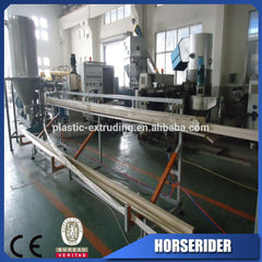 WPC pvc ceiling profile extruder machine price/wpc upvc plastic door profile frame making production line on China WDMA