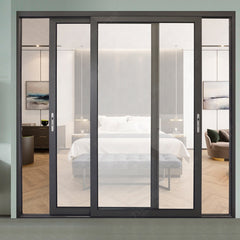 Waterproof aluminum sliding glass bedroom doors on China WDMA